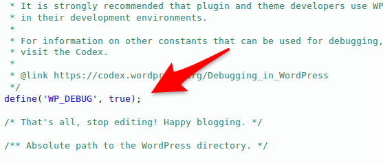 WP_Debug WordPress