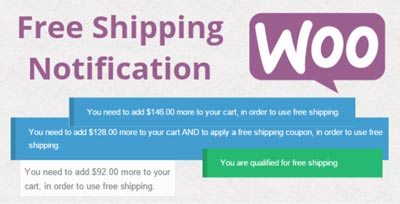 WooCommerce Free shipping notification