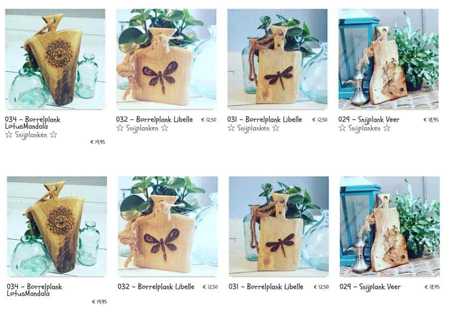 Aangepast Shop overzicht