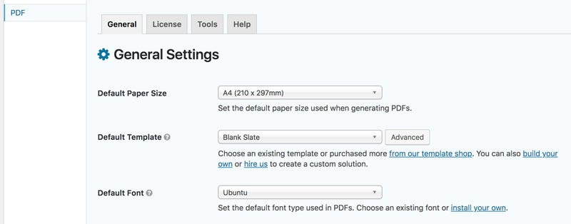 Gravity Forms PDF Template