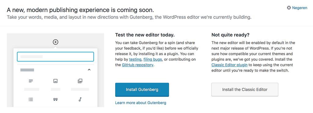 Gutenberg in WordPress 5