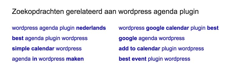 Zoekwoordenonderzoek met Google