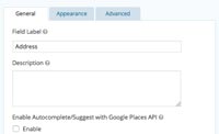 Autocomplete address Gravity Forms