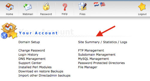 Direct Admin errorlog