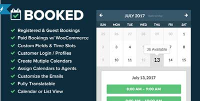 Booked WordPress plugin