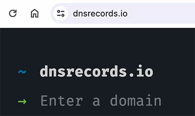 DNSrecords.io