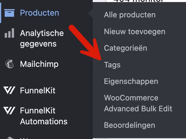 Producttags