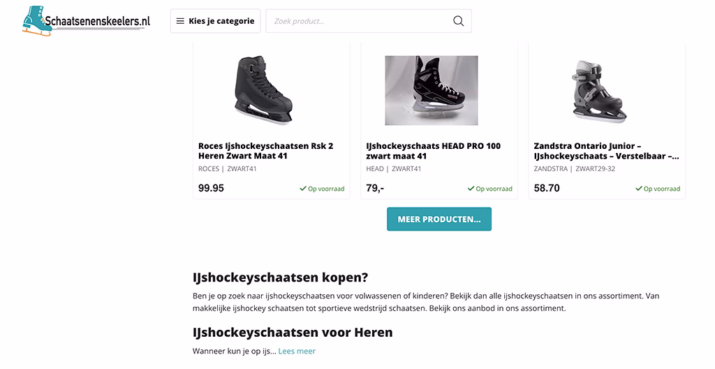 Verplaatsen categorie omschrijving