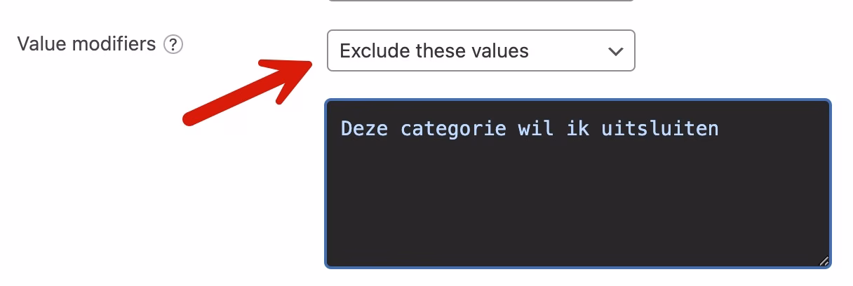 Exclude
