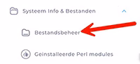 Filemanager DirectAdmin