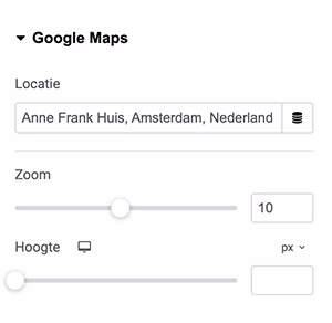 Google Maps Elementor