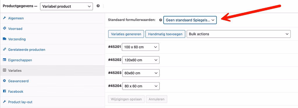 Standaard variatie